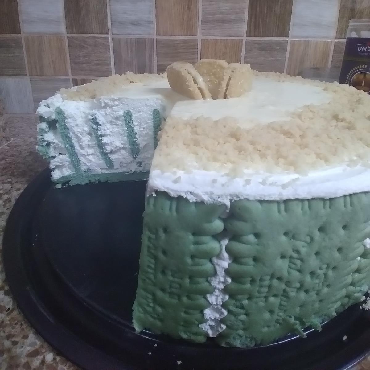 עוגת גבינה קרה פיסטוק