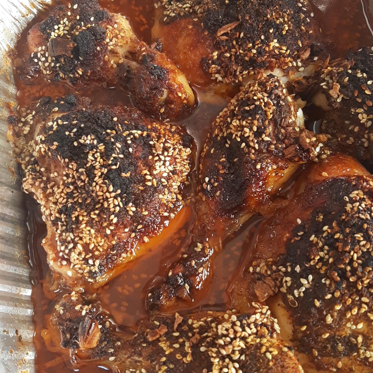 עוף במשמש