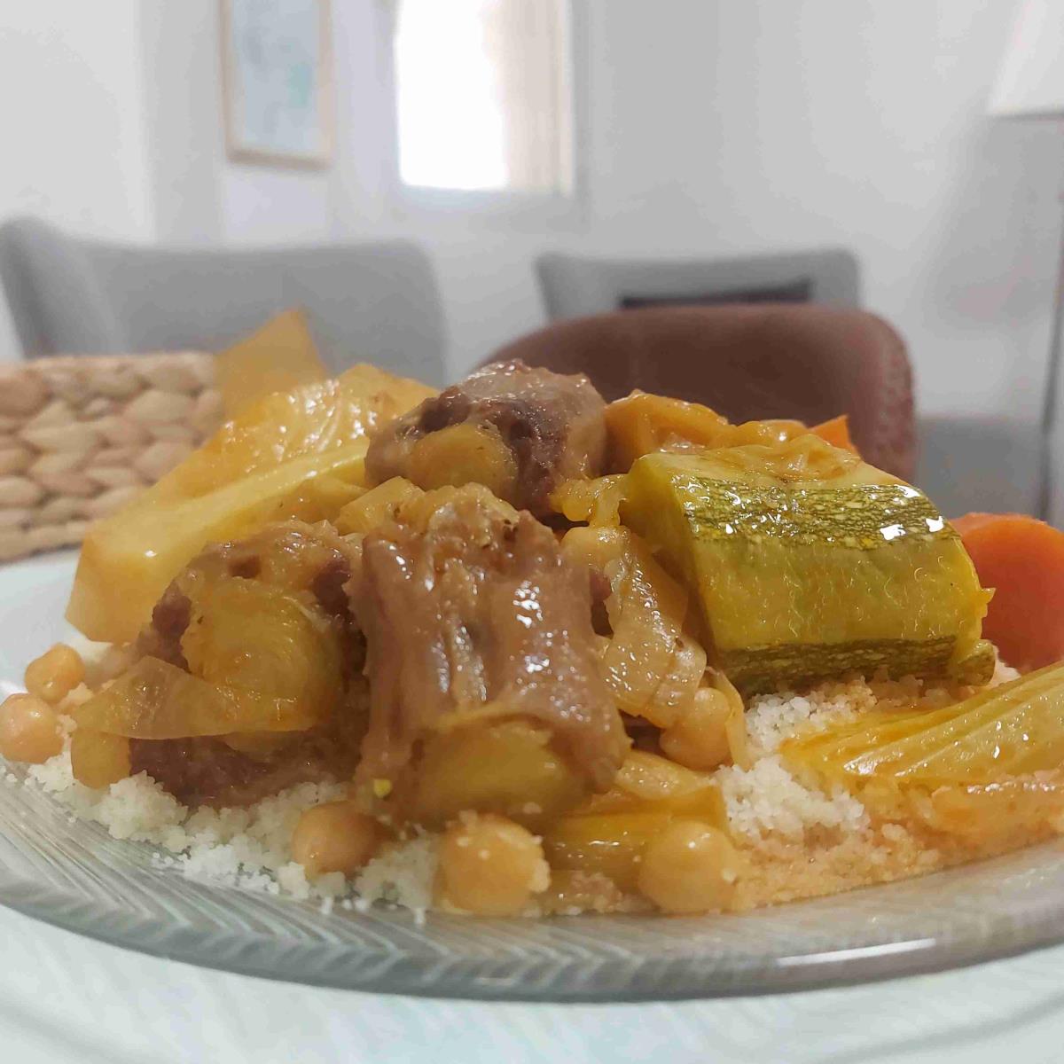 מרק לקוסקוס עם זנב שור