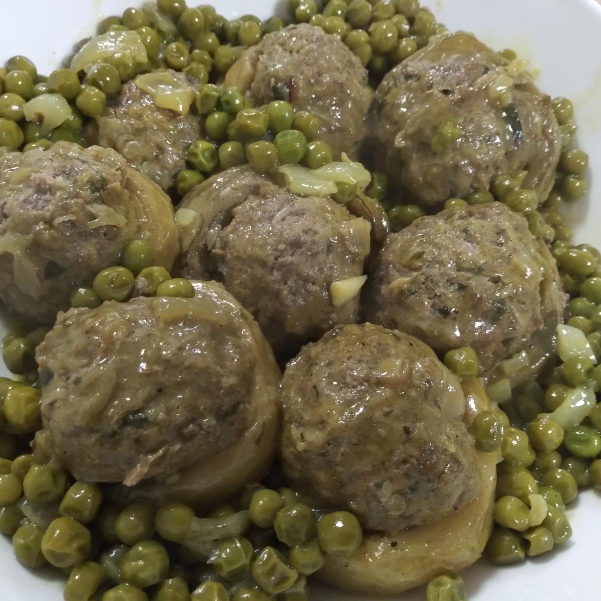 קציצות עם ארטישוק ואפונה