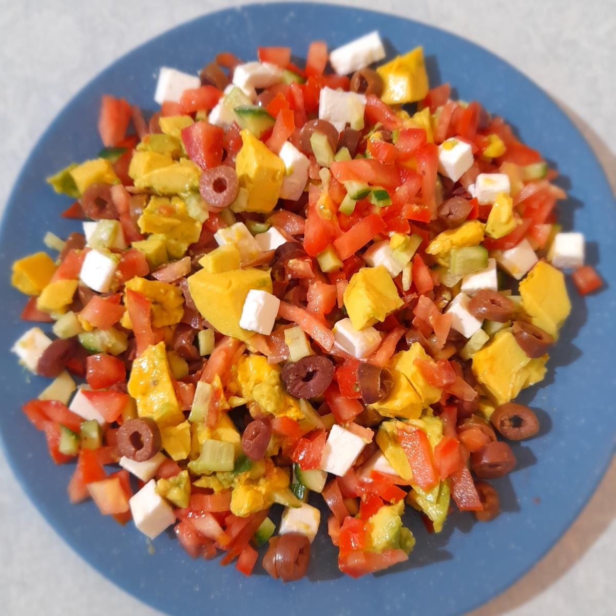 סלט ירקות רענן וצבעוני ..🥗
