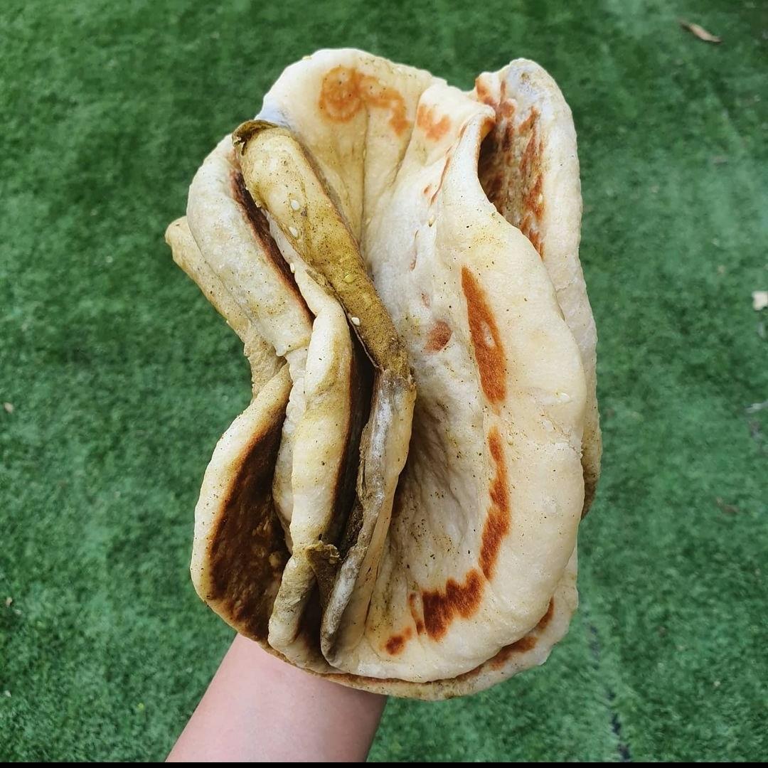 לאפה זעתר במחבת🔥
