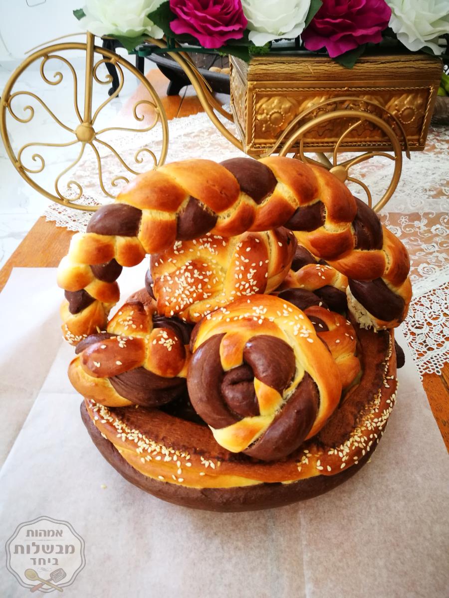 לחמניות חום לבן 