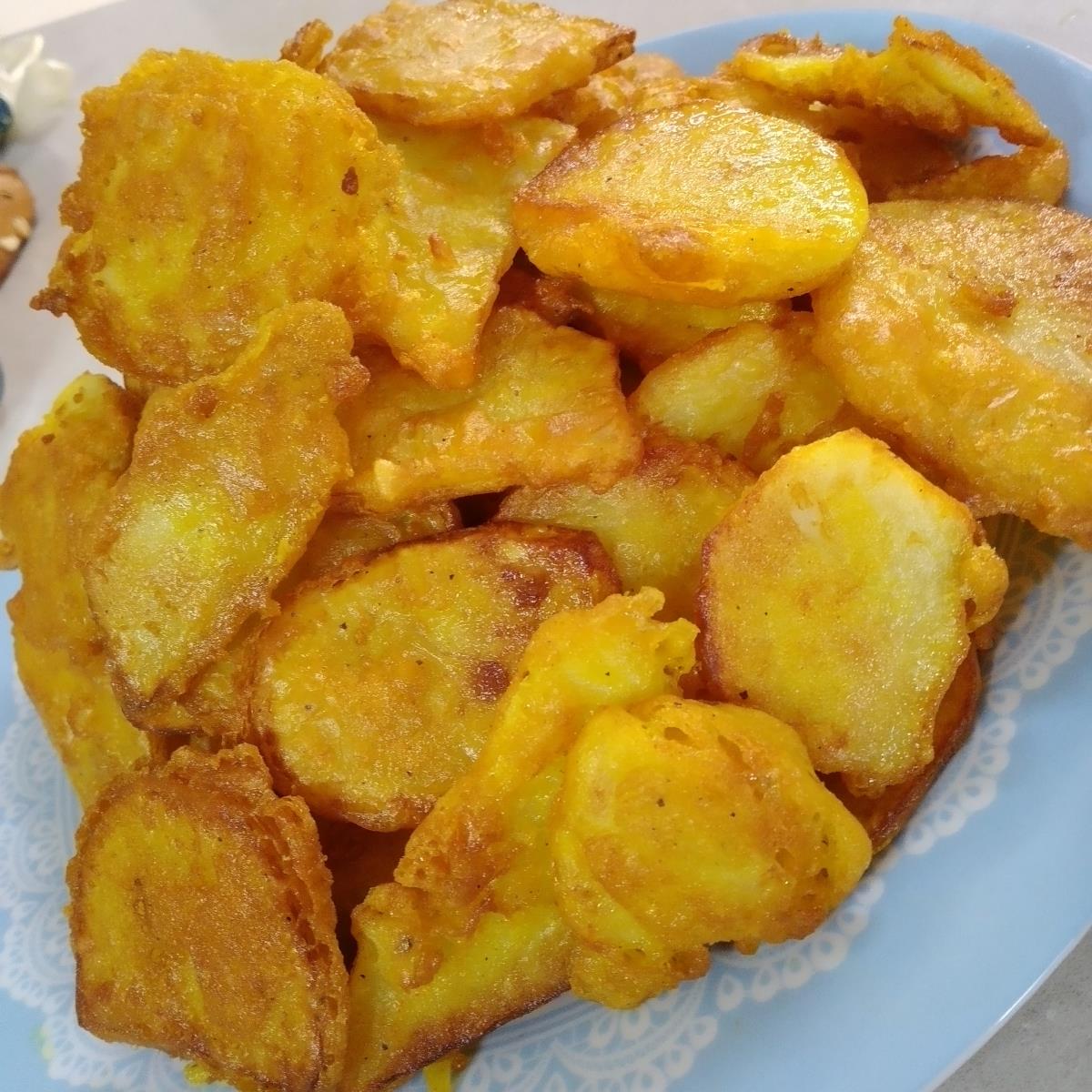 תפוחי אדמה קריספיים ונפוחים 
