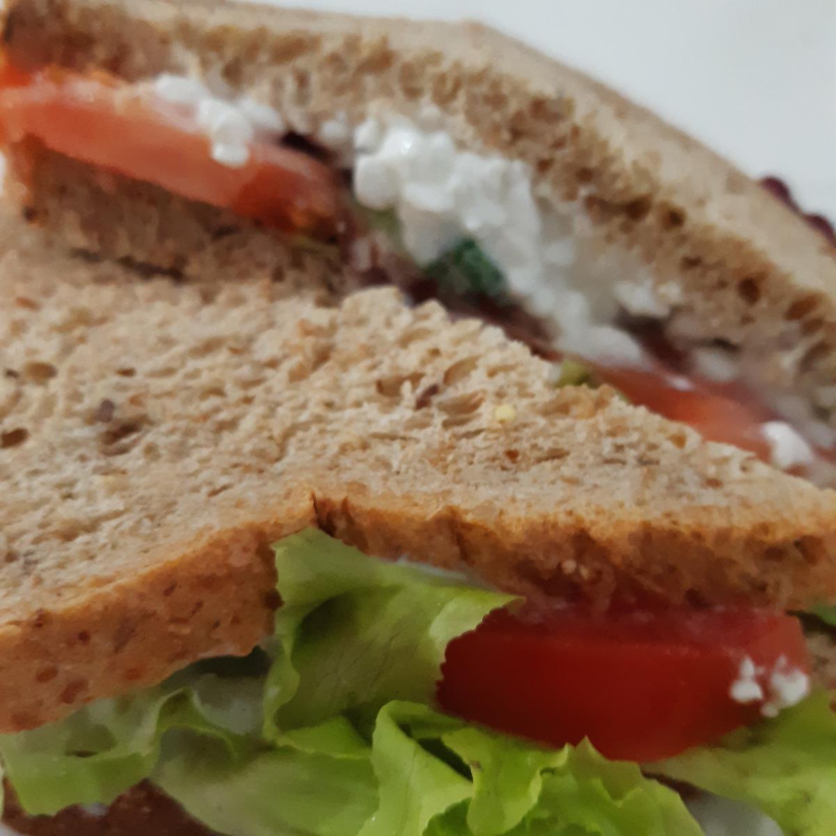 כריך קודם עם ירקות ביחד עם חלבון טונה או קוטג או ביצה