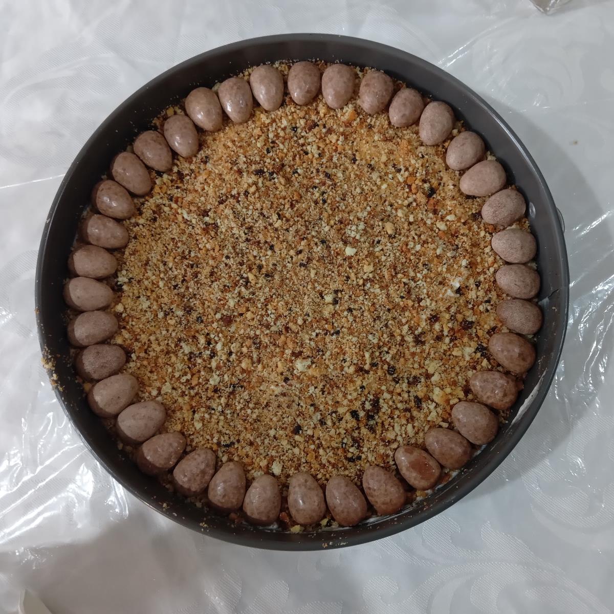 עוגת שמנת פירורים