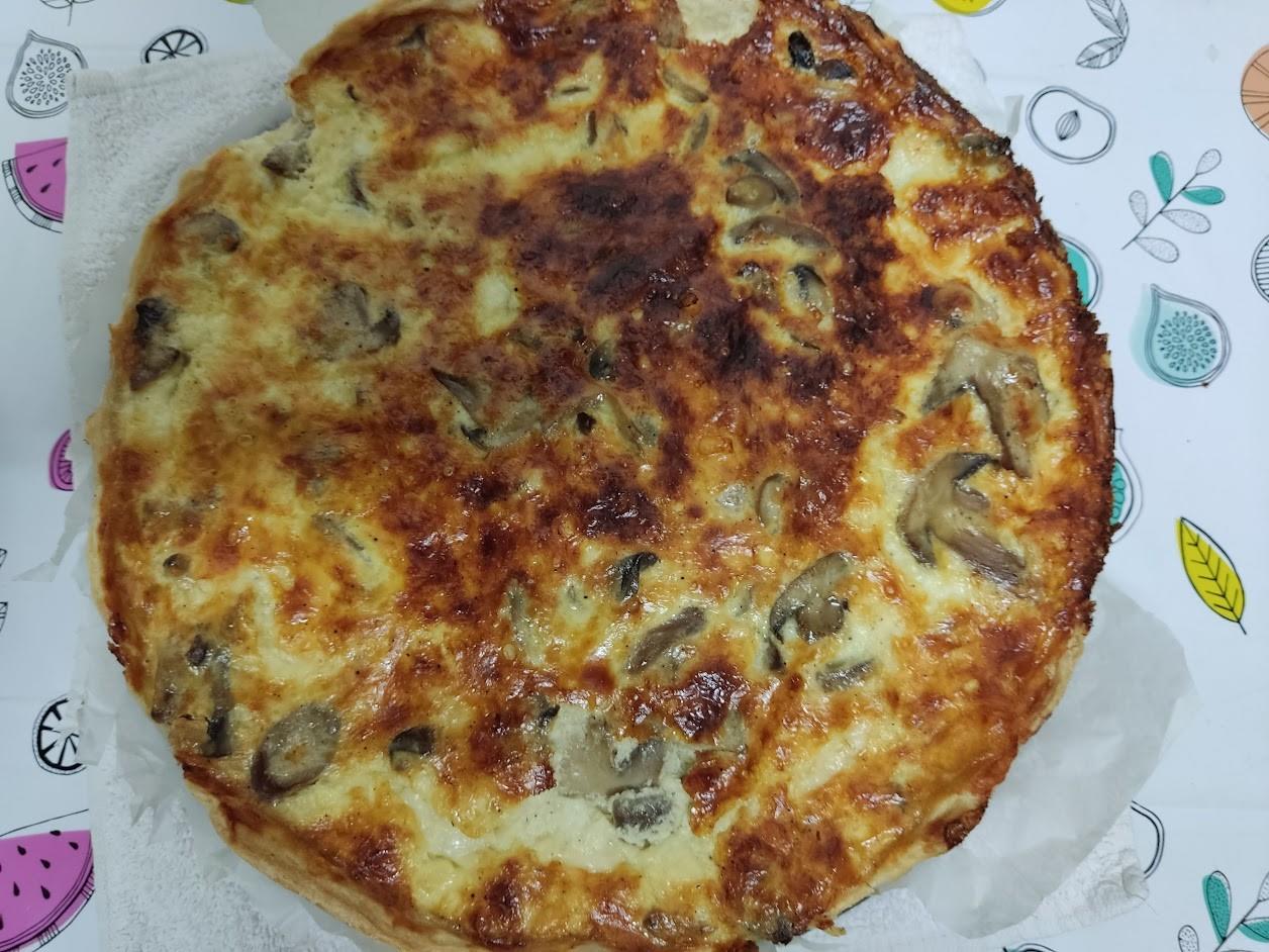 מאפה פאי גבינות ופטריות