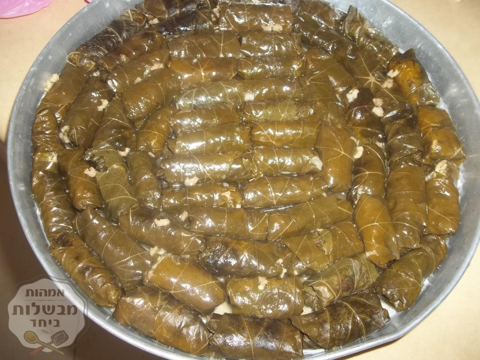 עלי גפן ממולא   מיוחד   לשמחות   יאמיייי  מתכון מנצח 