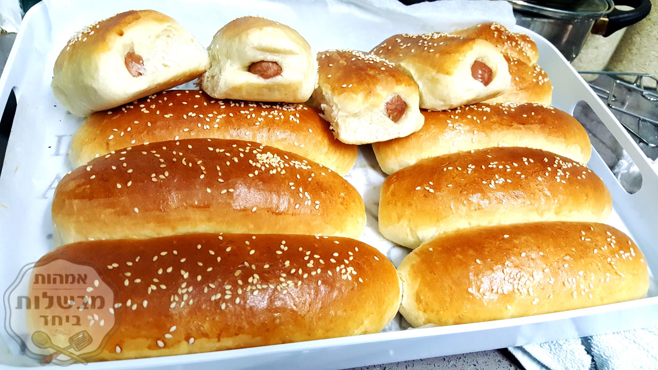 לחמניות נקניק הילדים עפים על זה!!