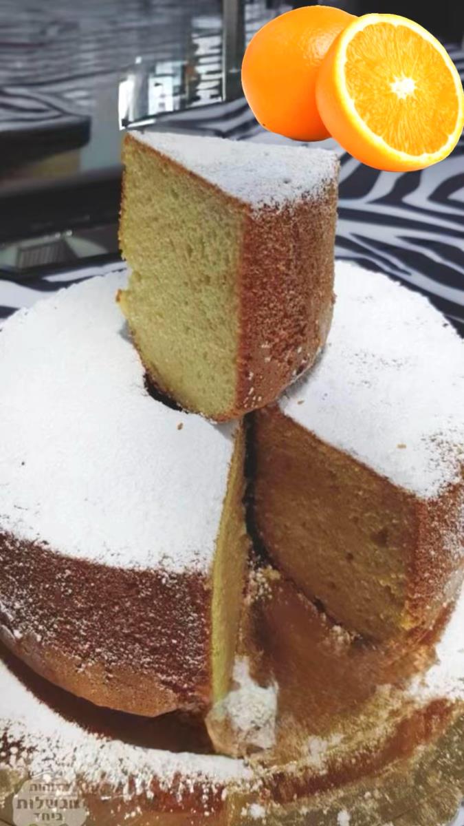 עוגת תפוזים גבוה 