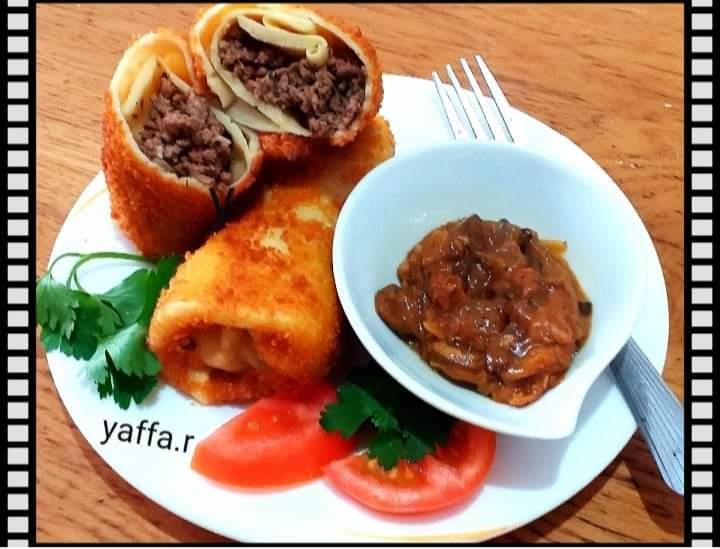 בלינצס  במילוי בשר