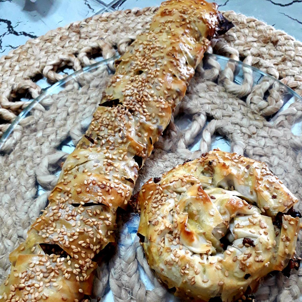 בורקס בשר עם בצל פילו😍
