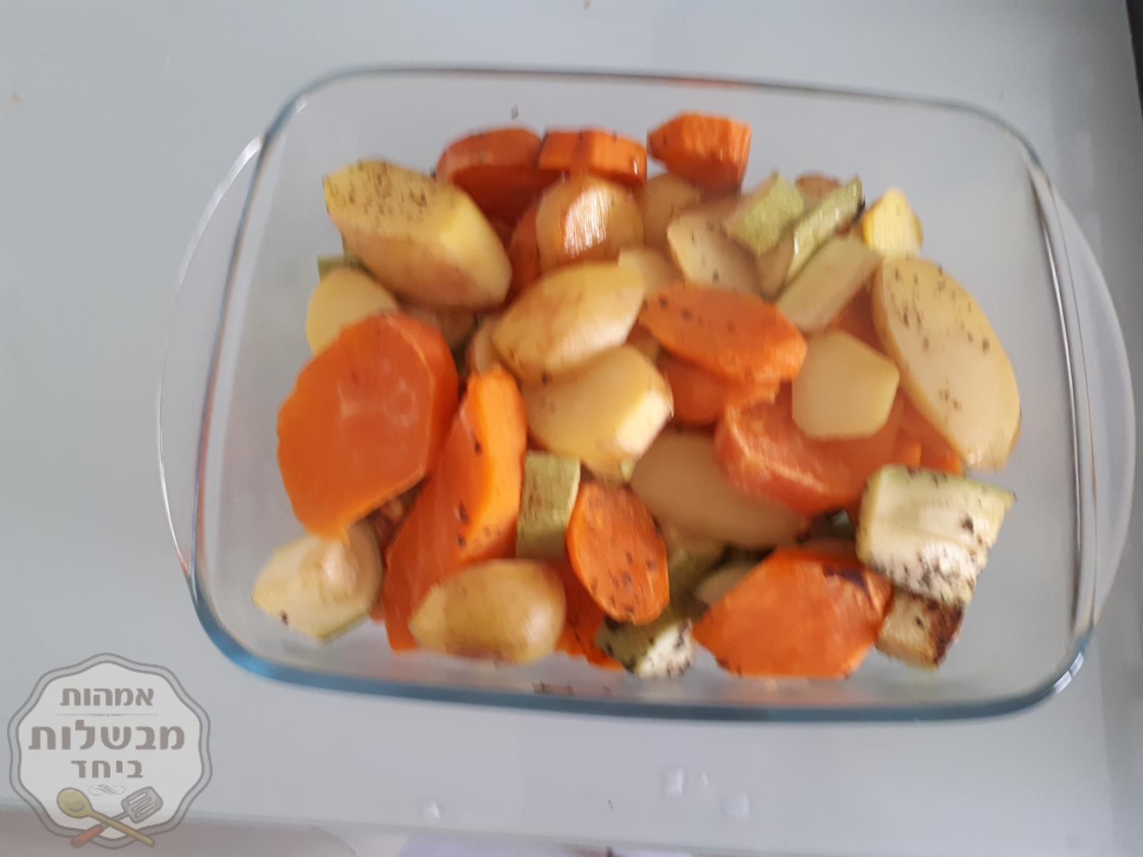ירקות בתנור🍆🥕🥦🍄