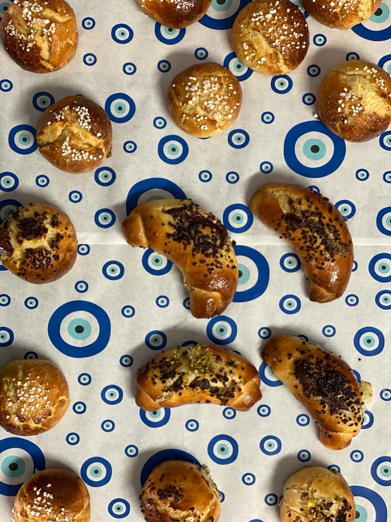 לחמניות מתוקות עם מילוי 