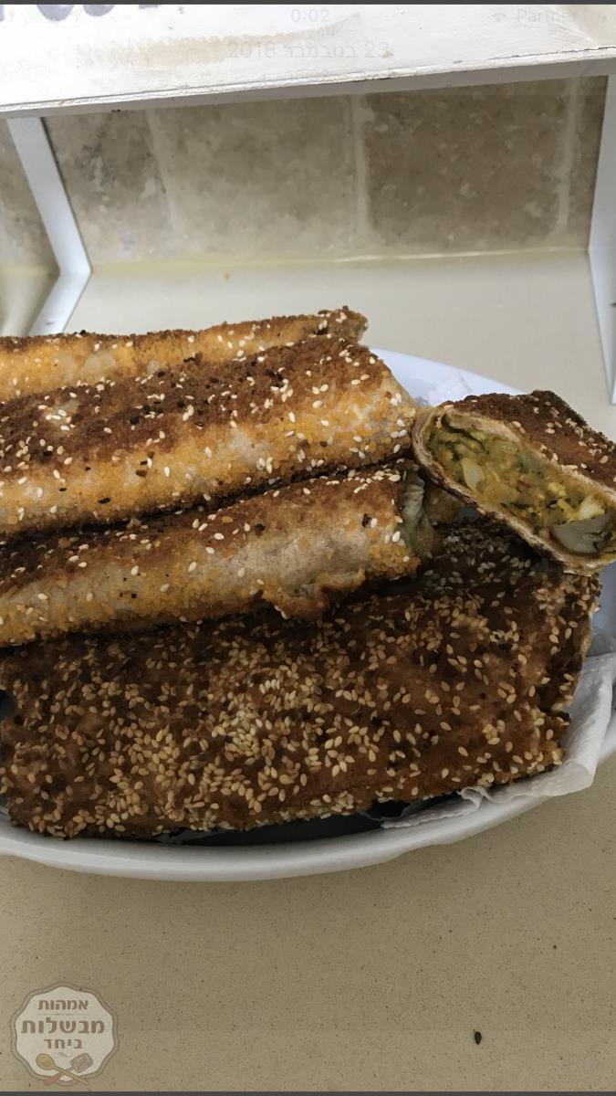 טורטיה עם בשר ופטריות