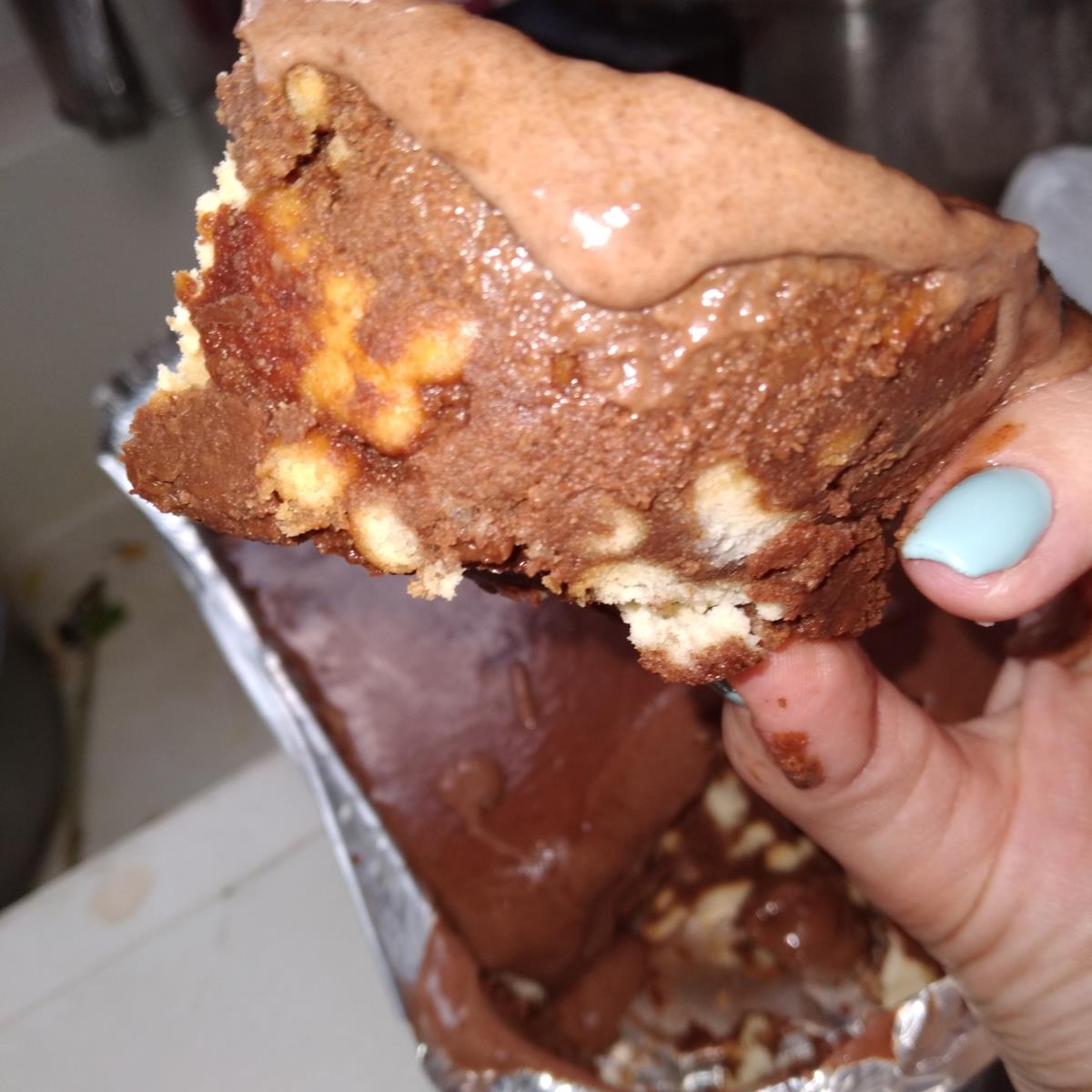עוגת בסקויטים שוקולד