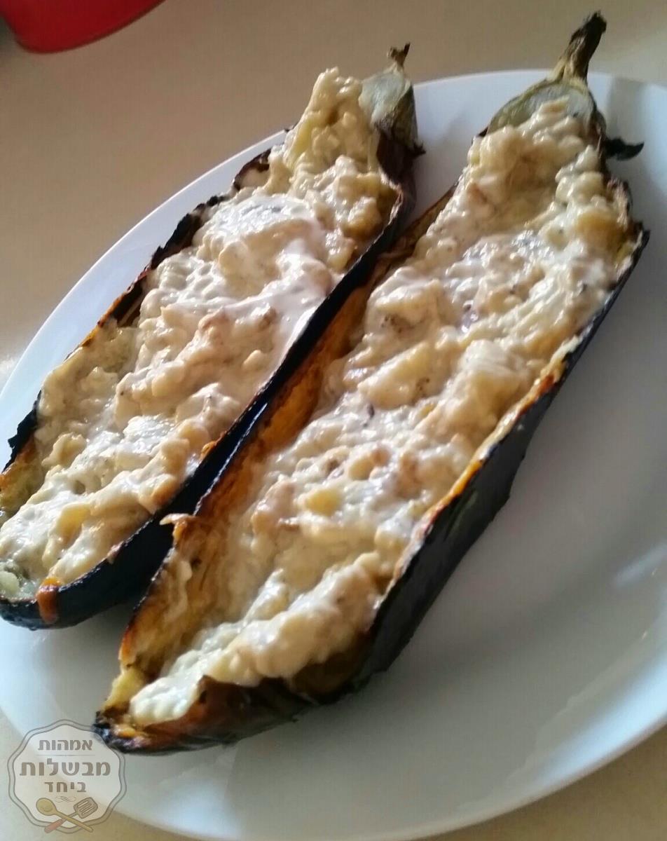 כפכפי חציל בלדי בטחינה 