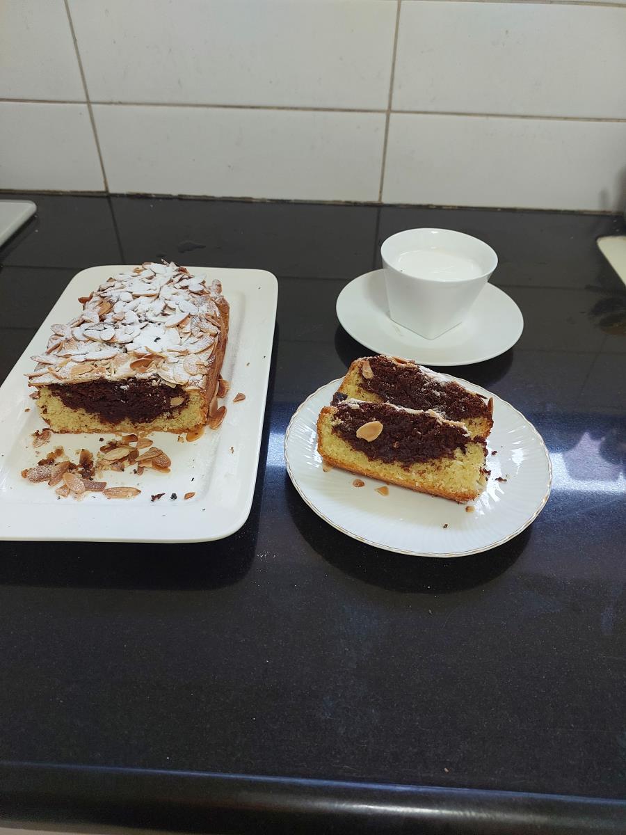 עוגת שוקולד קוקוס ושקדים