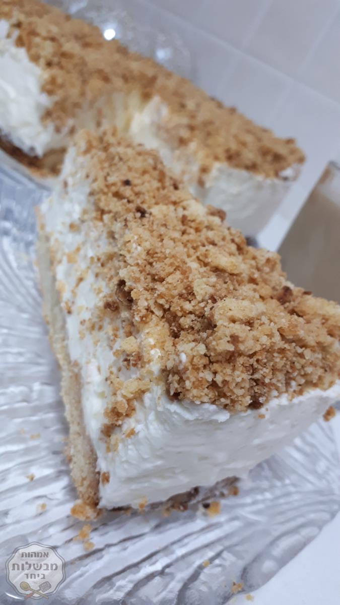 עוגת גבינה פירורים משגעת😍😍