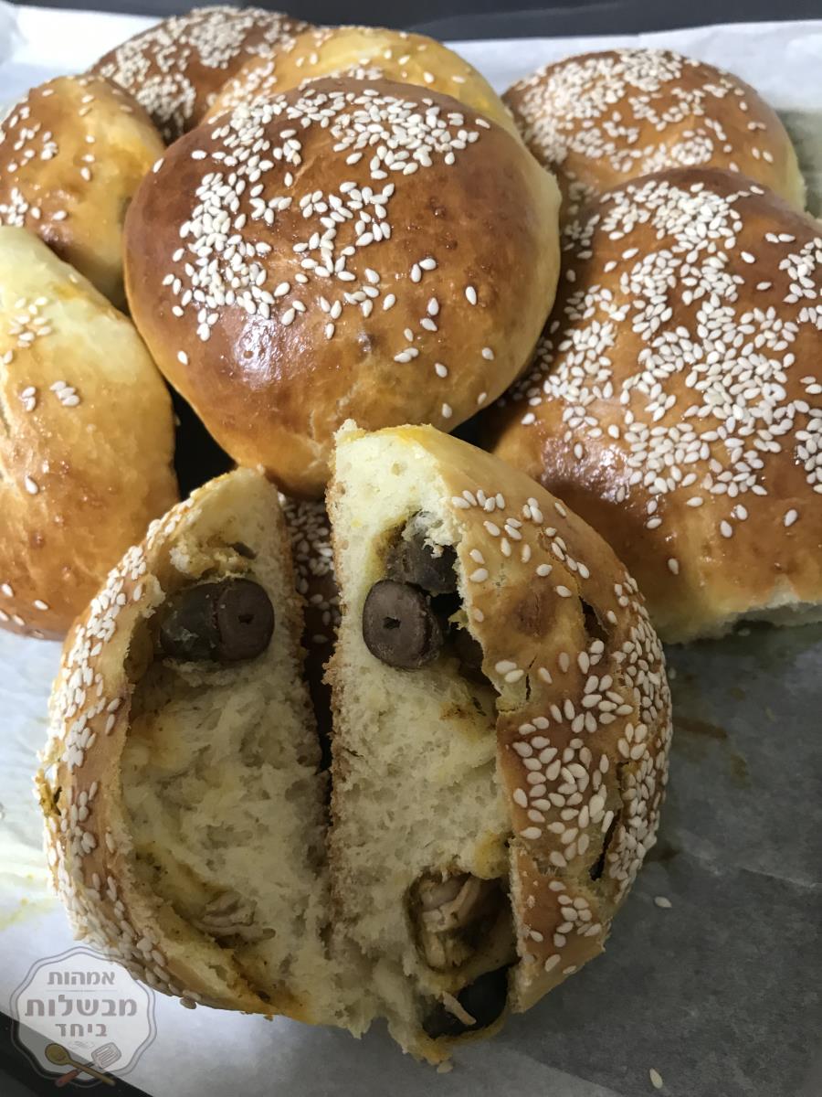 לחמניות ממולאות במעורב ירושלמי