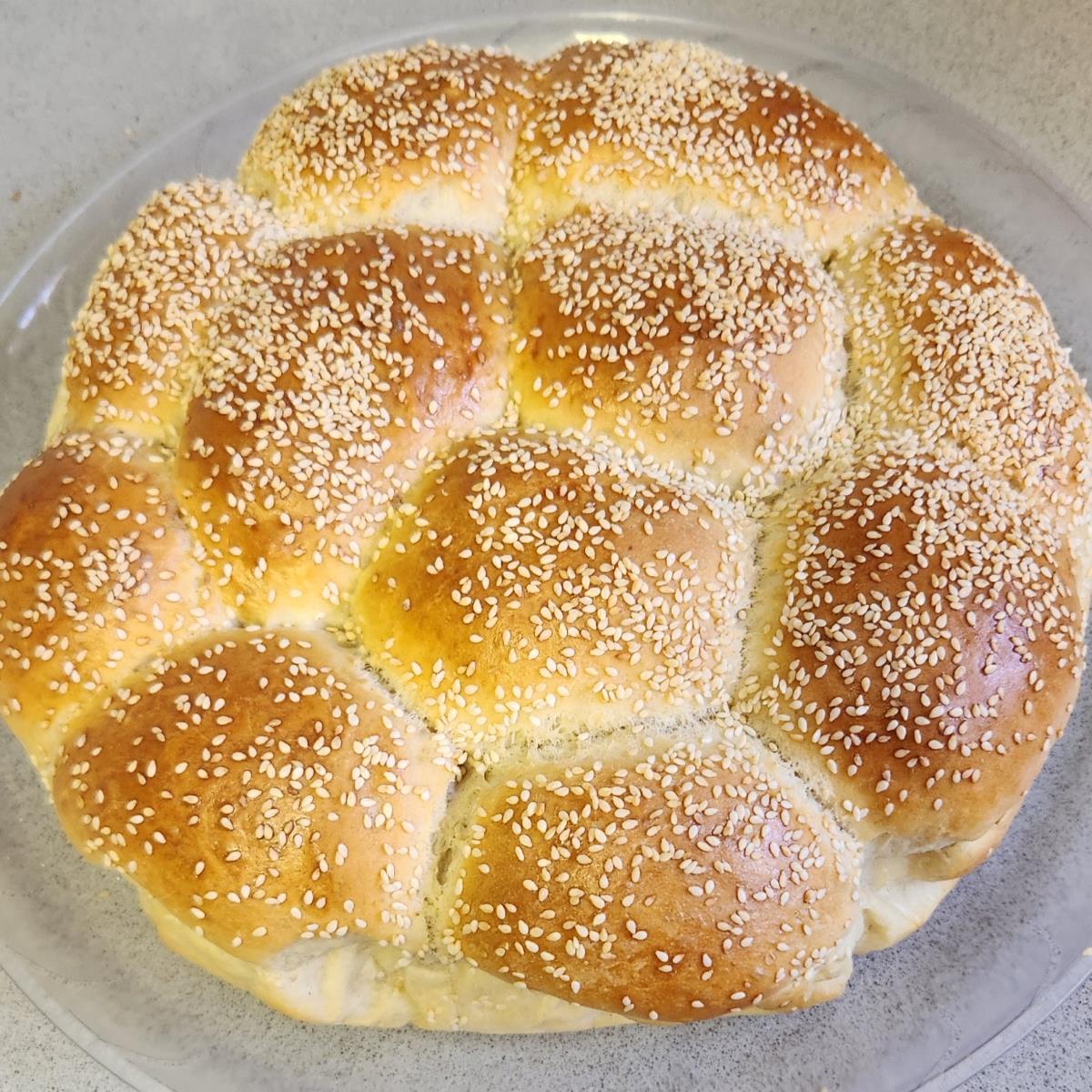 עוגת לחמניות תלישה