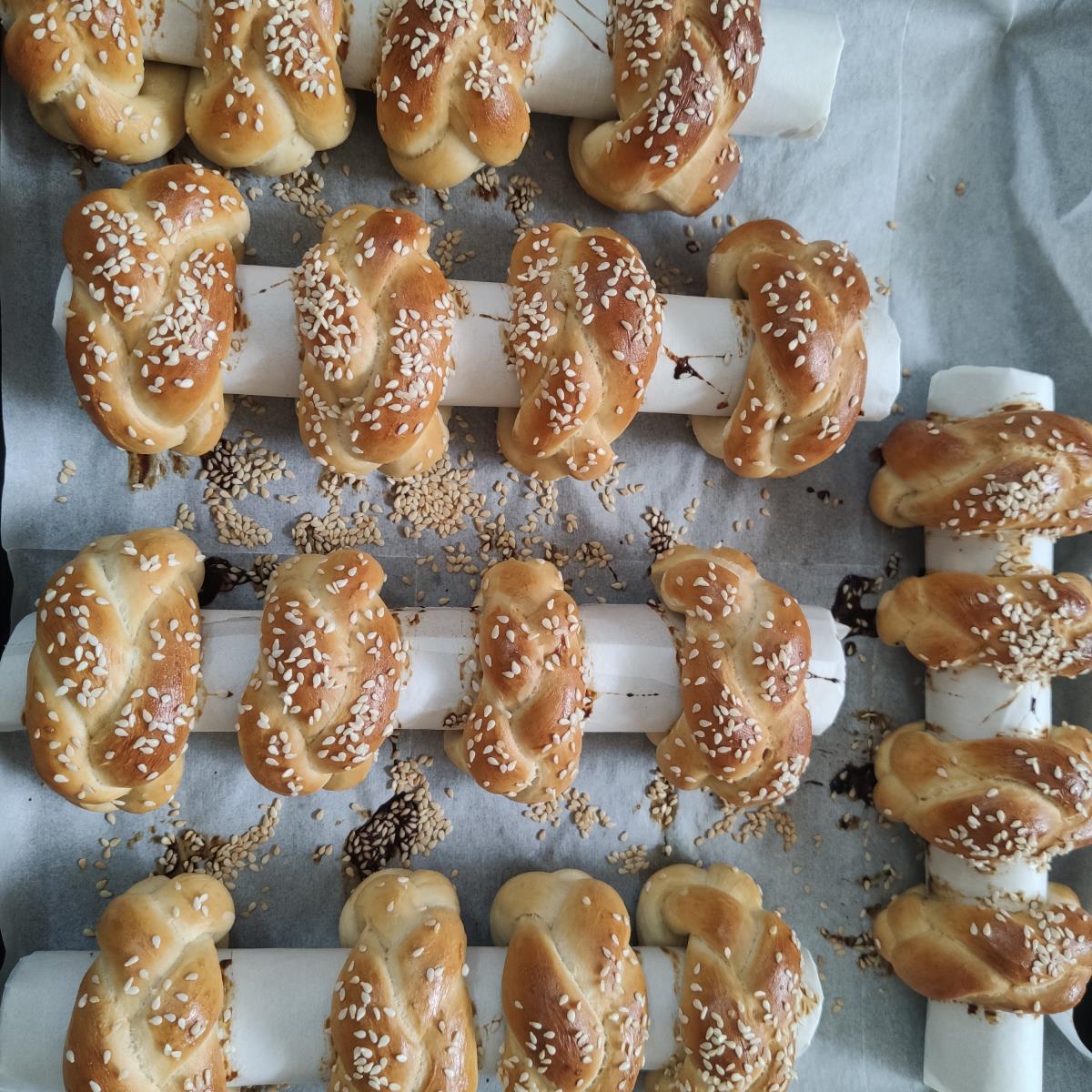 לחמניות חבקים למפיות  