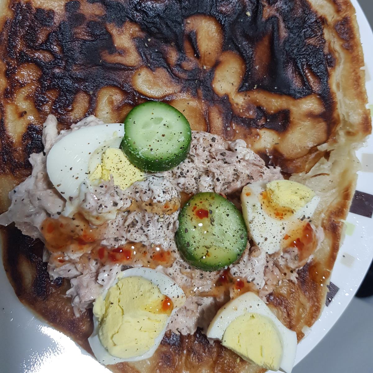 מלאווח מגולגל במילוי טונה ומיונז 😋