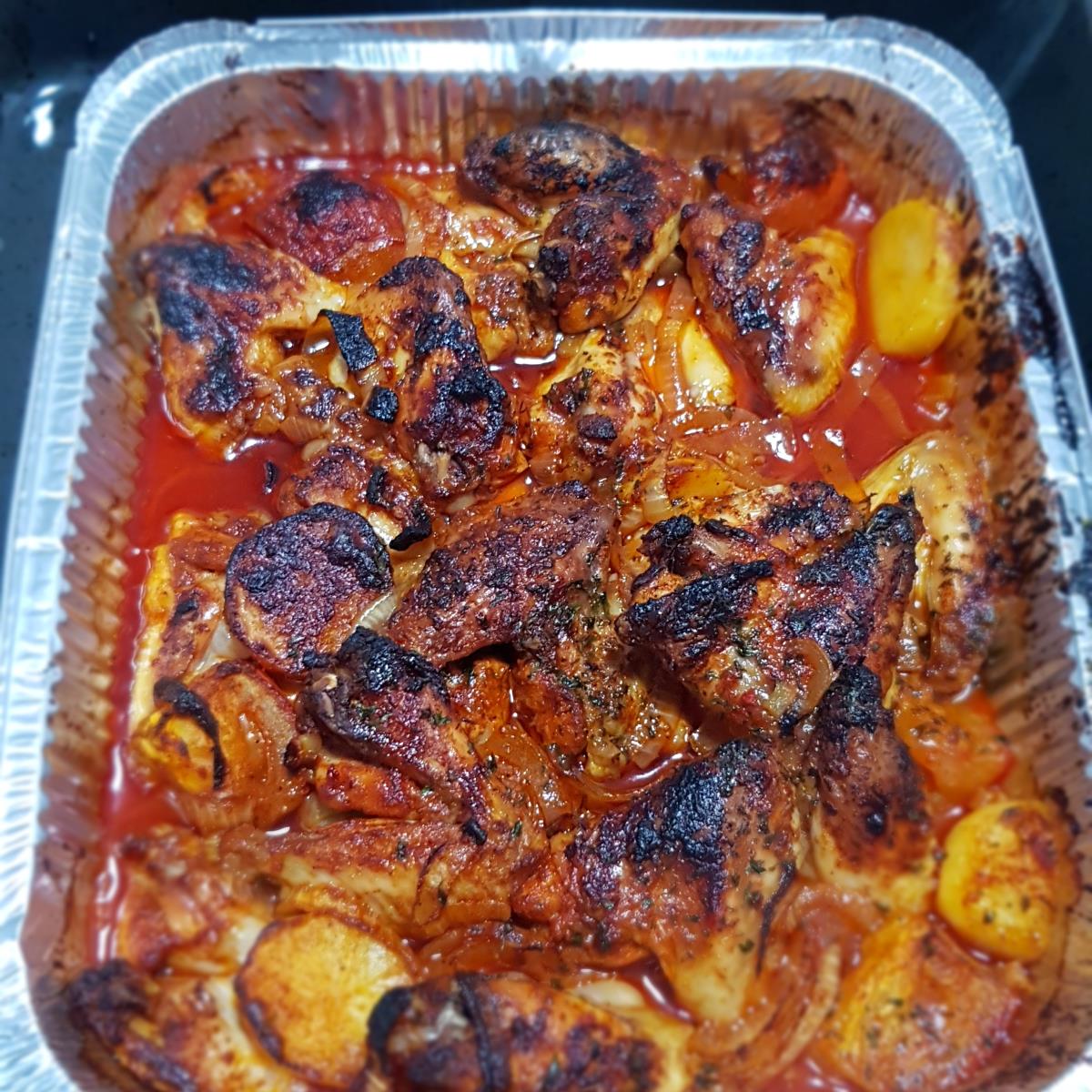 כנפיים עם ירקות בטורבו. 🤤🔥