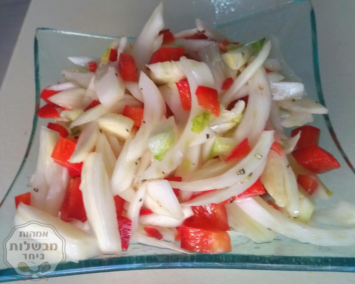 סלט שומר עם גמבה אדומה 