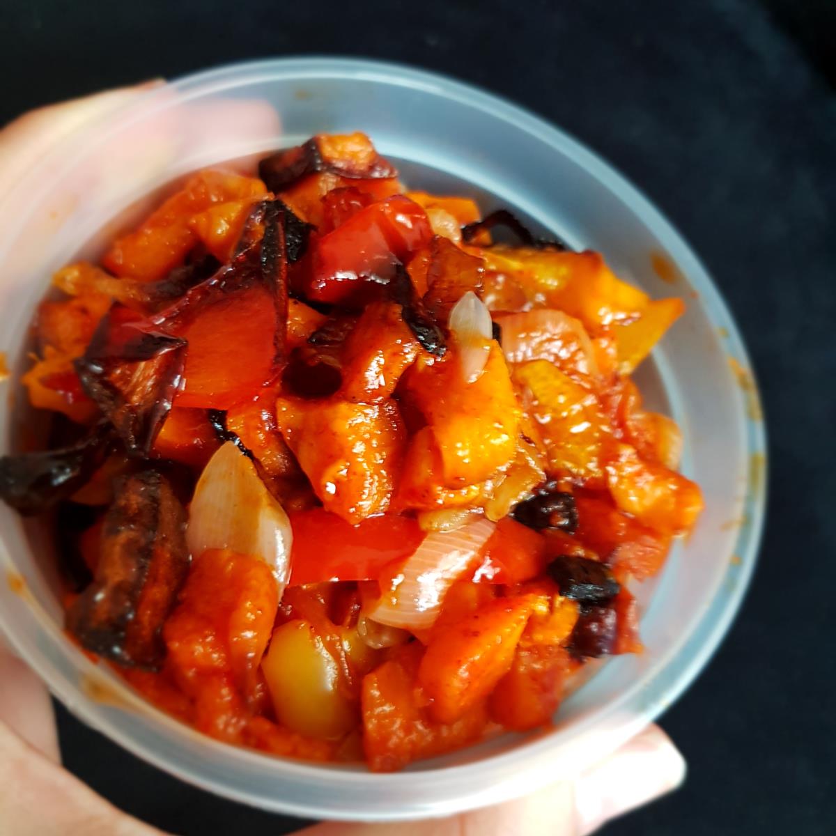 סלט בטטות ופלפלים בצ'ילי 🤩