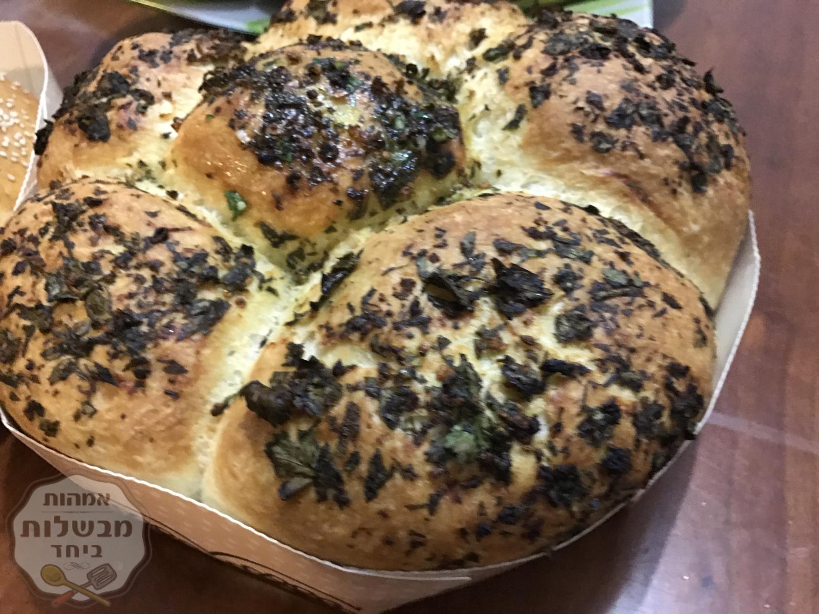 לחם פרח שום 