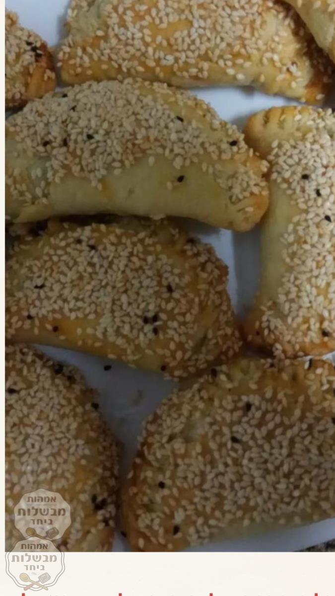 בורקס מבצק פריך במילוי חציל וגבינות 
