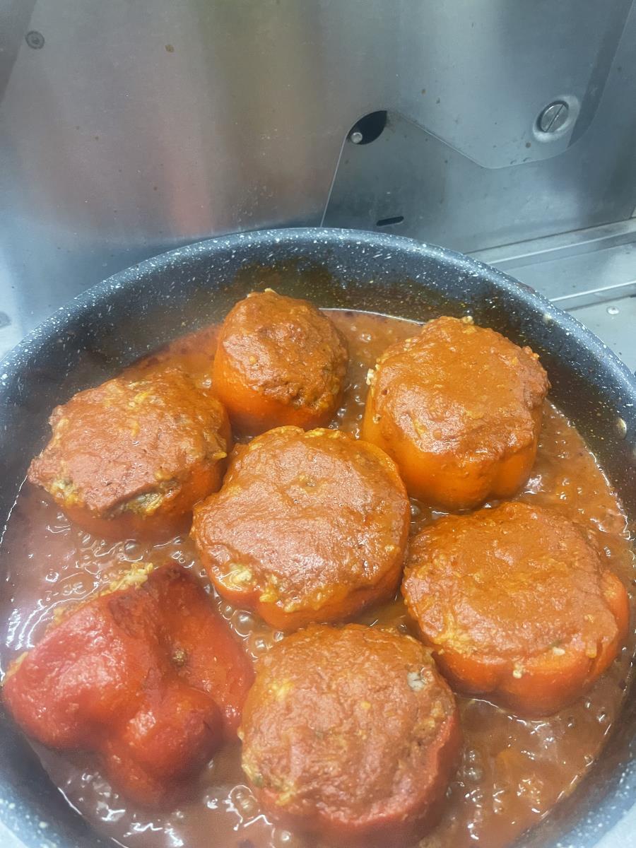 פלפל ממולא באורז ובשר