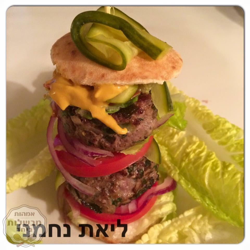 מיני-המבורגר ביתי 