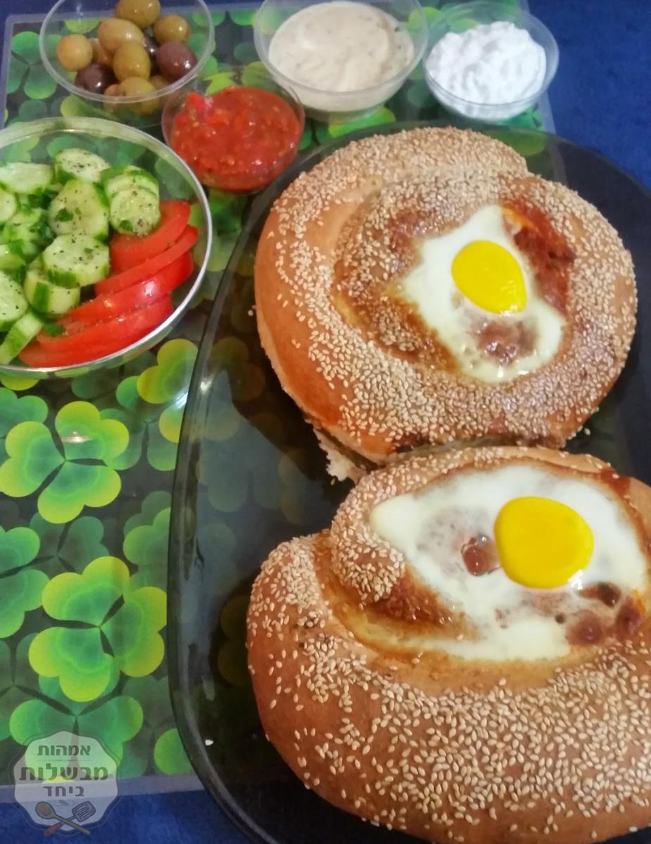 בייגל עם ביצה-מנה חלומית