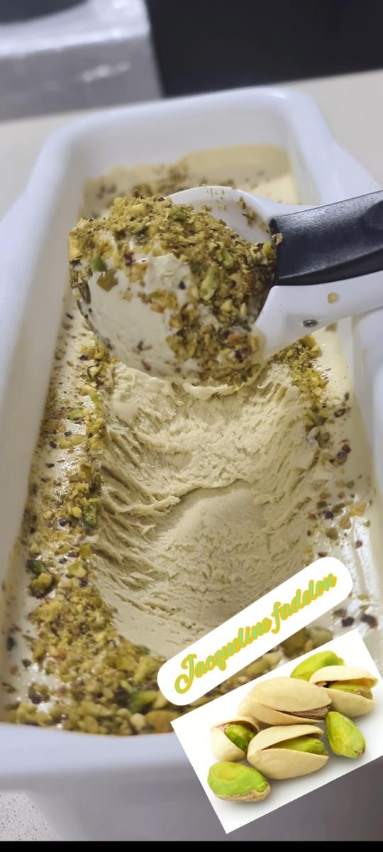 גלידת פיסטוק  ביתית 