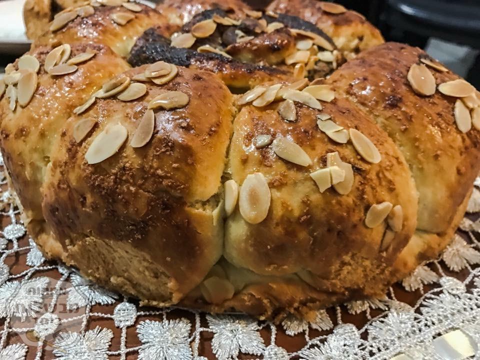 עוגת פרח שמרים 