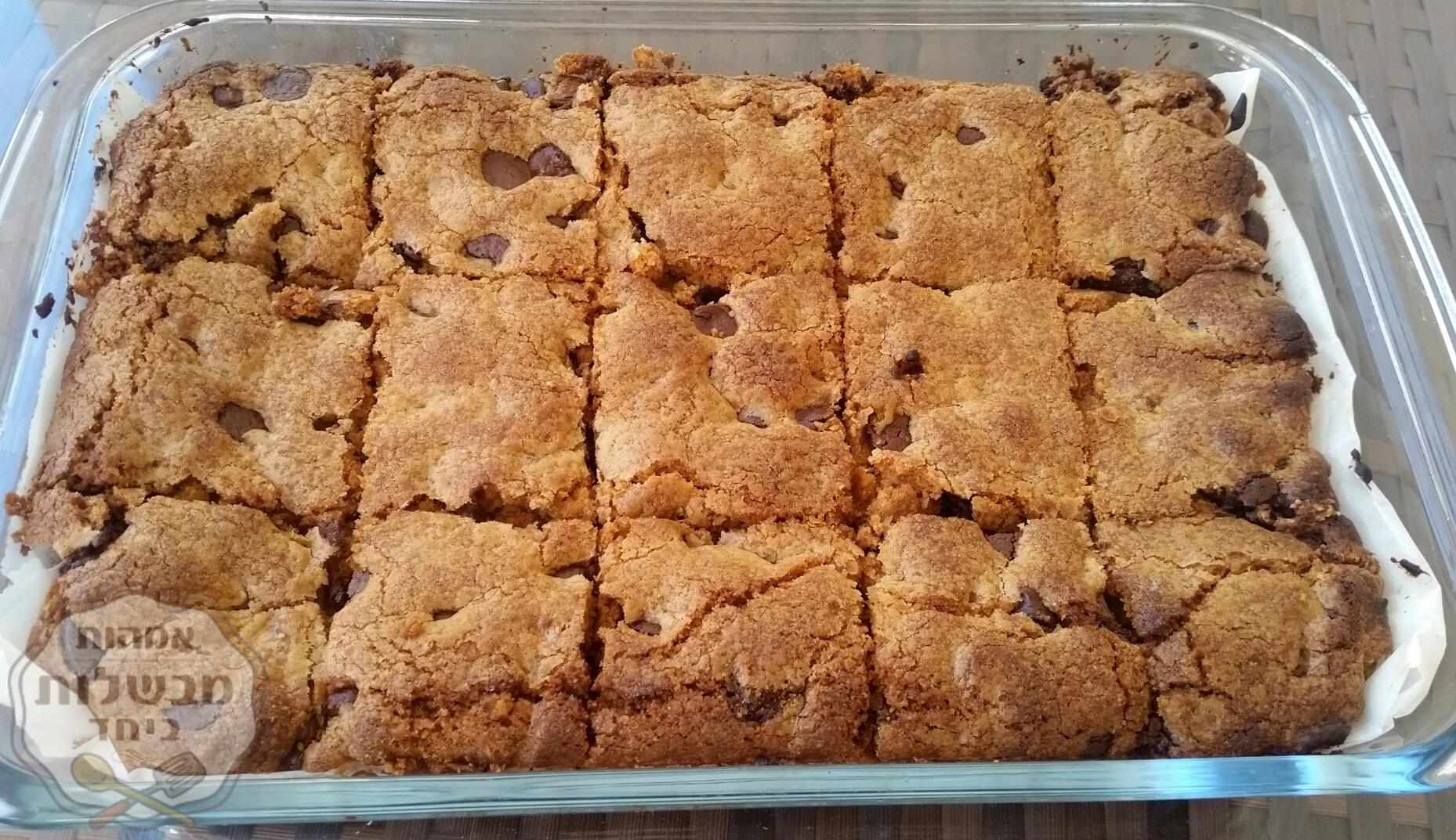 עוגת שוקולד צ'יפס מושחתת