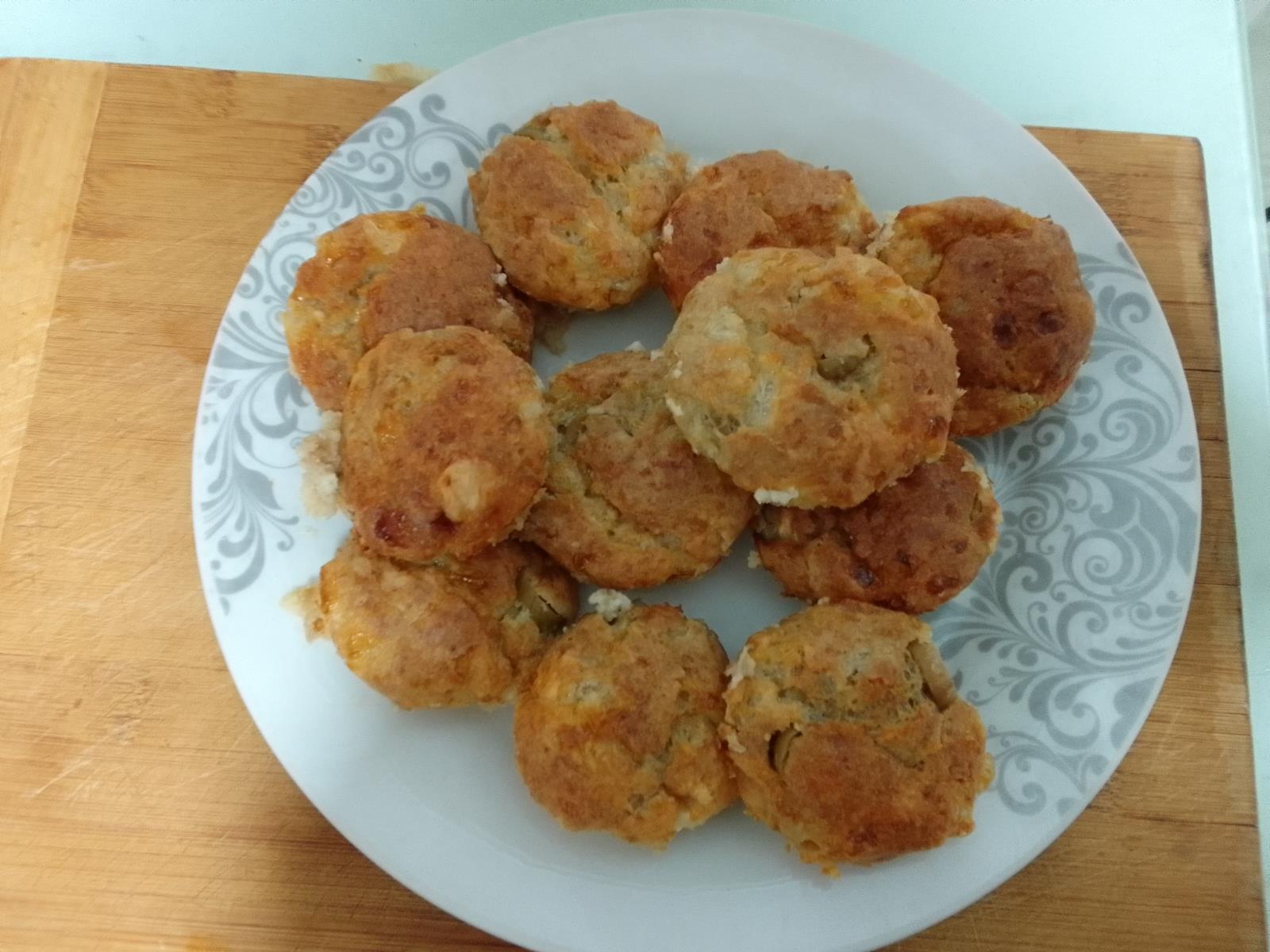 מאפינס גבינה וזיתים