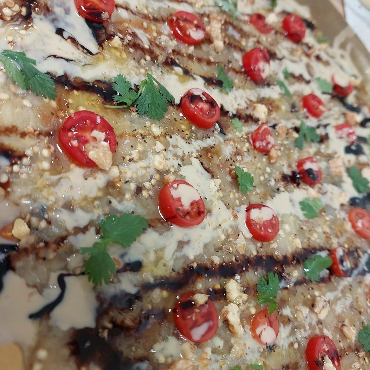 חציל שרוף מפוצץ טעמים מיוחדים