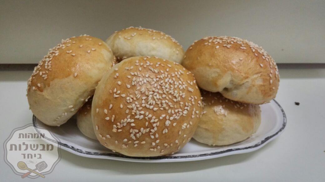 לחמניות המבורגר ביתיות 