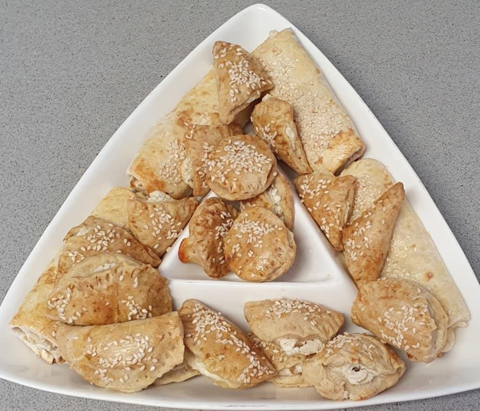  בורקיטס  גבינות( צורות) וטוריטיות במלית  גבינה בתנור