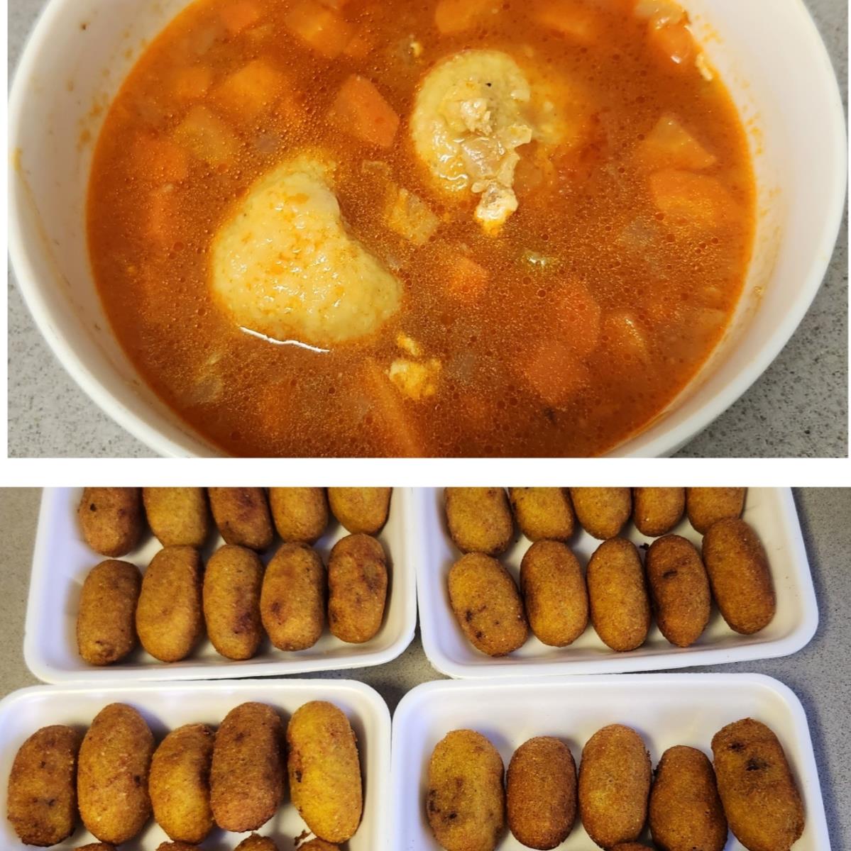 קובות בשר מטוגנות
מרק קובה ביצים