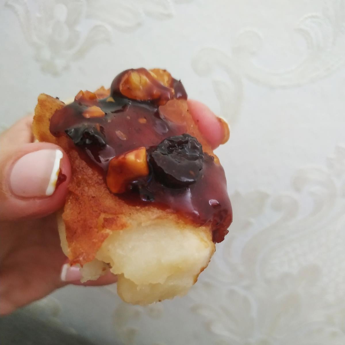 סיגר במילוי תפוחי אדמה וציפוי עליון.