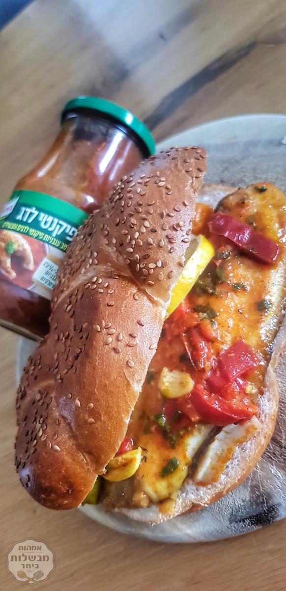 חריימה אמנון ברוטב פיקנטי של קנור בסנדוויץ חלה קריספית