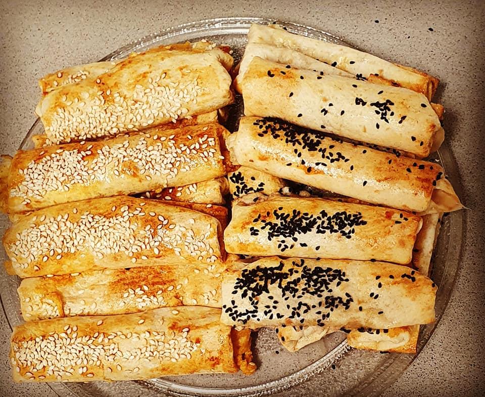 טורטיות אפויות בתנור ב2 מילויים שונים  