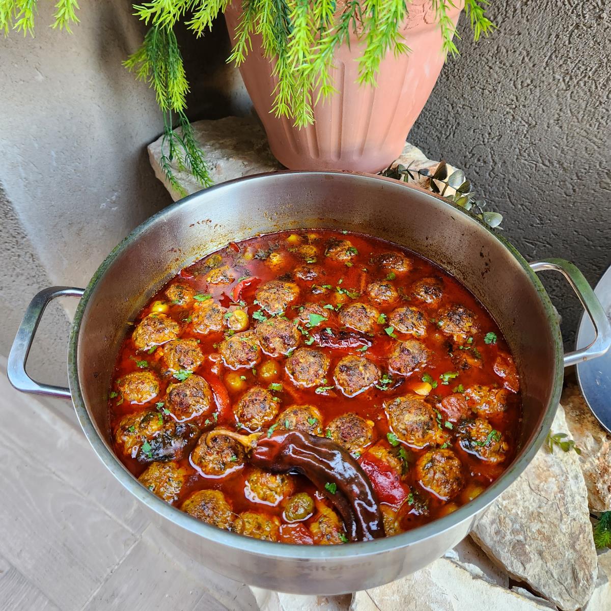 תבשיל קציצות הודו וזיתים ❤️🔥