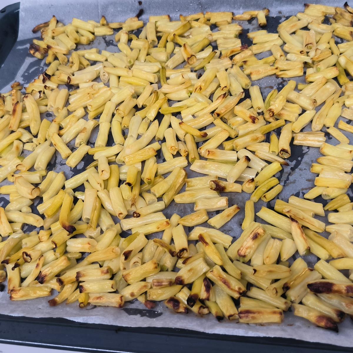 צ'יפס שעועית בתנור 🍟