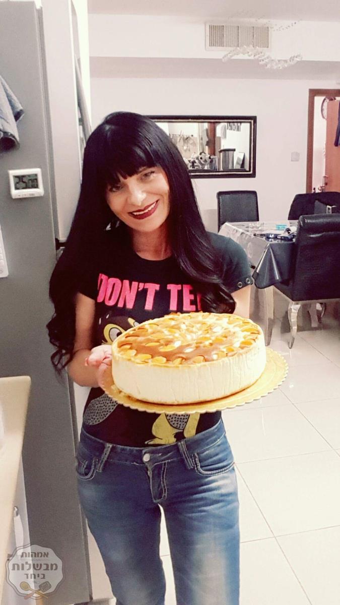 עוגת גבינת מסקרפונה ומשמש