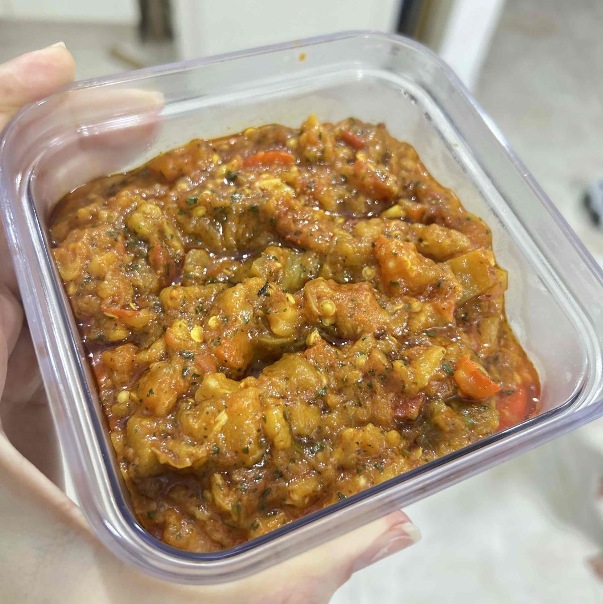 סלט חצילים חריף ממכר!